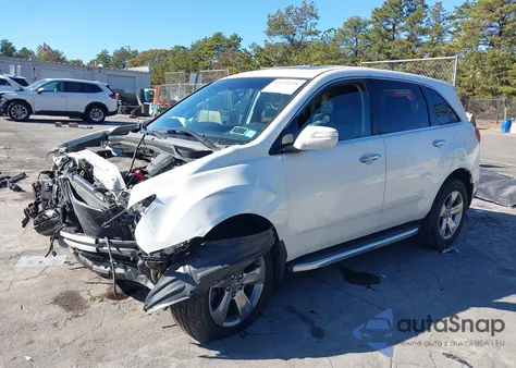 2011 Acura Mdx Technology Package z USA, uszkodzony, nr VIN 2HNYD2H66BH001822